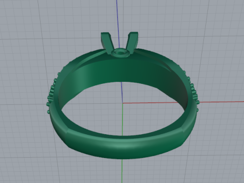 878 Ring 3D 打印模型