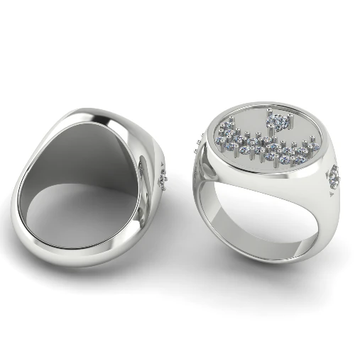 879 Ring 3D Print Model .c4d .max .obj .3ds .fbx .stl .blend 