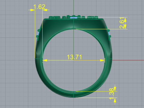 879 Ring Modèles 3D en vedette
