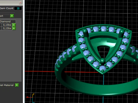 880 Ring 3D Print Model
