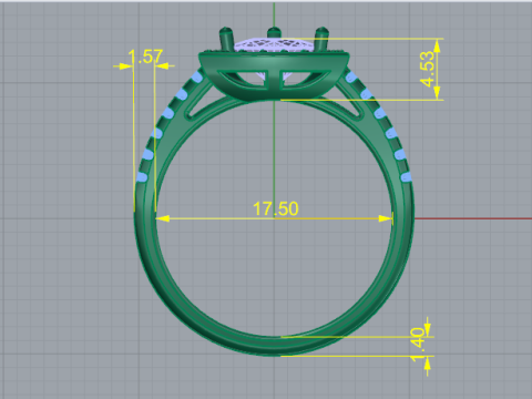 880 Ring 3D Принт Модель