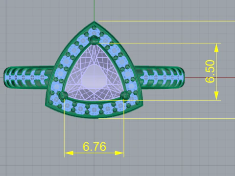 880 Ring 3D Print Model