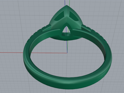 880 Ring 3D Принт Модель