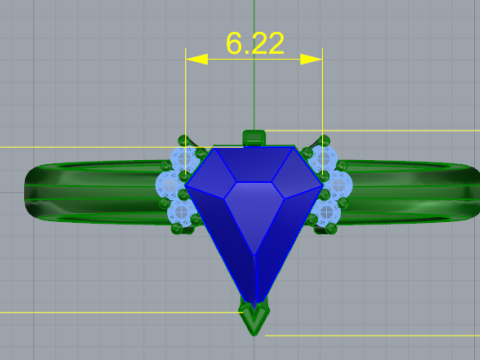881 Ring Modello di stampa 3D