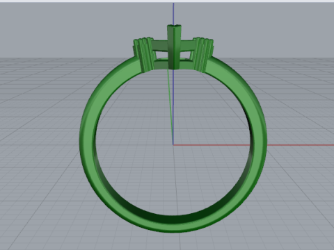 881 Ring Modello di stampa 3D