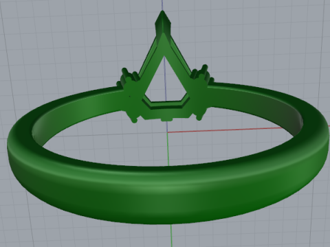 881 Ring Modello di stampa 3D