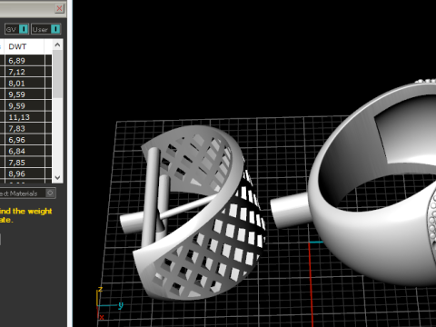 882 Ring Model Cetak 3D