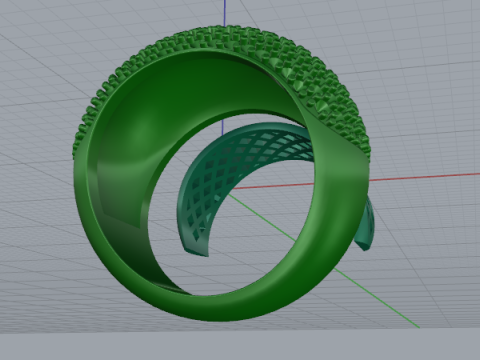 882 Ring Model Cetak 3D
