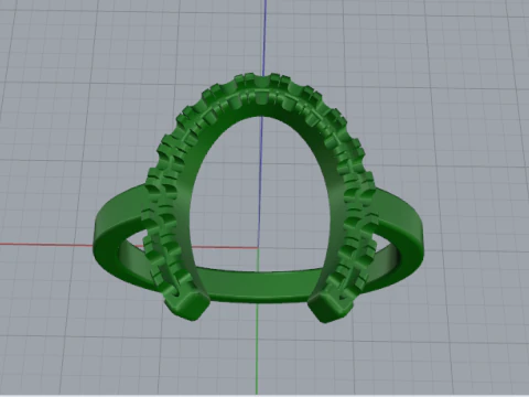 883 Ring 3D Print Model