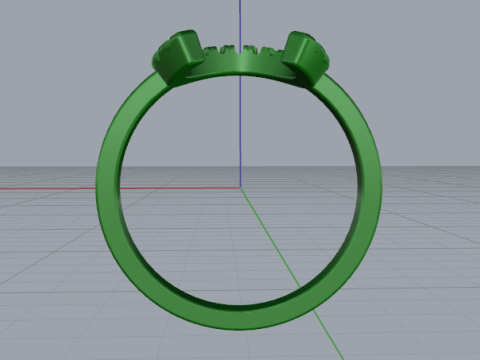 883 Ring 3D Принт Модель