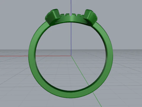 883 Ring 3D Print Model