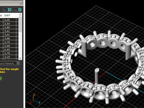 884 Ring Model do druku 3D