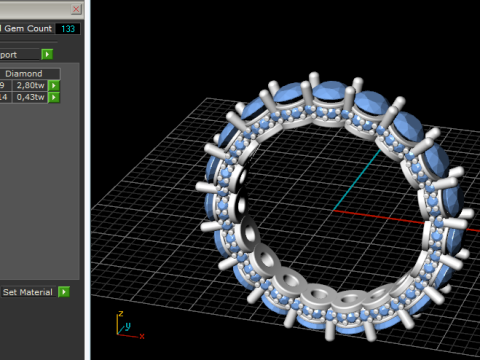 884 Ring Model do druku 3D