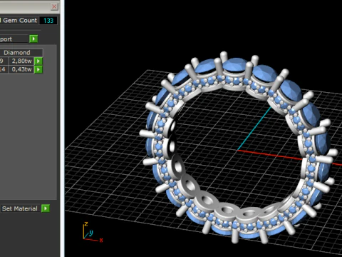 884 Ring 3D Print Model
