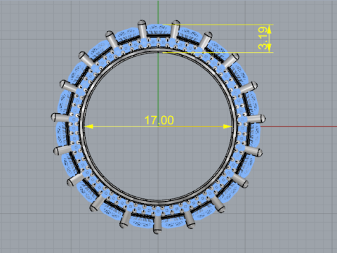 884 Ring Model do druku 3D