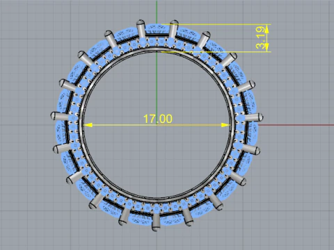 884 Ring 3D Print Model