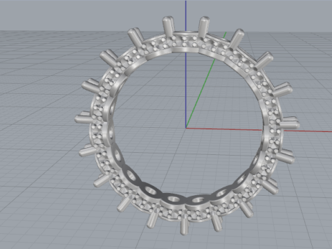 884 Ring Model do druku 3D