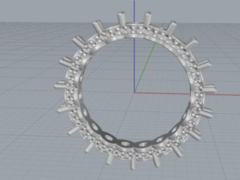 884 Ring 3D Print Model