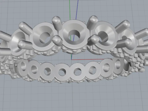 884 Ring 3D Print Model