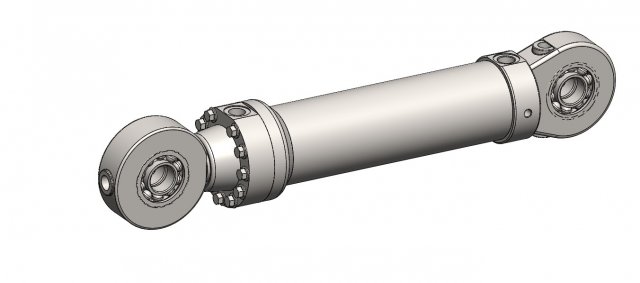 hydraulic cylinder Modello di stampa 3D .c4d .max .obj .3ds .fbx .stl .blend 