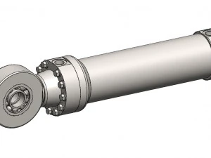 हायड्रॉलिक सिलेंडर 3D प्रिंट मॉडल