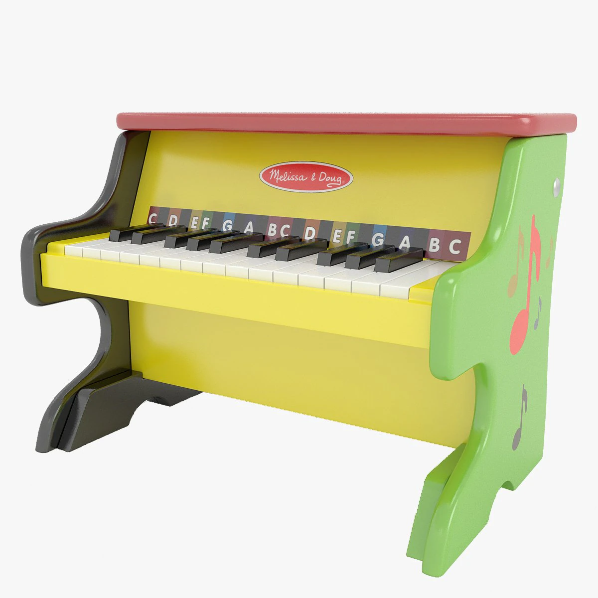 tocar piano Modelo 3D .c4d .max .obj .3ds .fbx .stl .blend 
