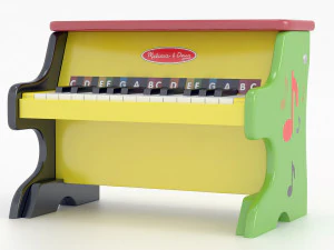tocar piano Modelo 3D