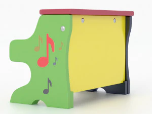 tocar piano Modelo 3D