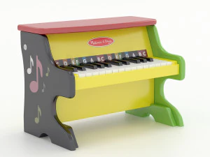 tocar piano Modelo 3D