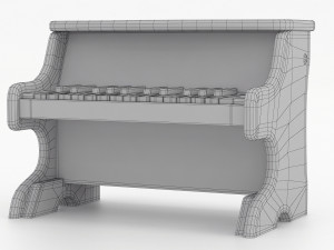 to play piano Modelo 3D