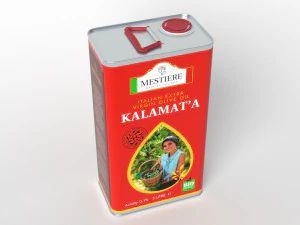 Extra Virgin Olive Oil KALAMATA 3D Model