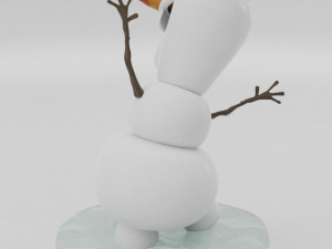 olaf from frozen 3d print model christmas 3D Принт Модель