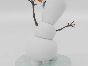 olaf from frozen 3d print model christmas 3D Print Model