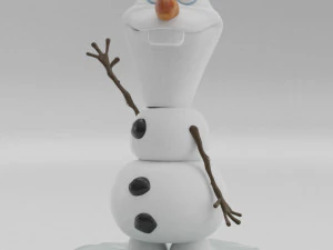 olaf from frozen 3d print model christmas 3D Print Model