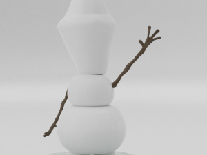 olaf from frozen 3d print model christmas 3D Принт Модель