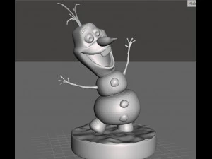 olaf from frozen 3d print model christmas 3D Print Model