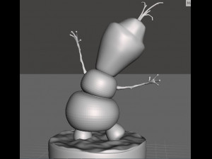 olaf from frozen 3d print model christmas 3D Принт Модель
