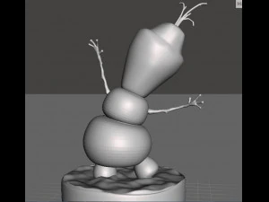 olaf from frozen 3d print model christmas 3D Print Model