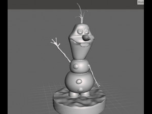 olaf from frozen 3d print model christmas 3D Принт Модель
