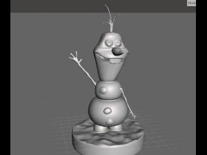 olaf from frozen 3d print model christmas 3D Print Model