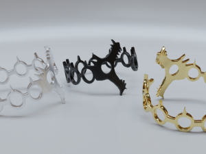 bracelet dragon 3d print model- seven deadly sins 3D 프린트 모델