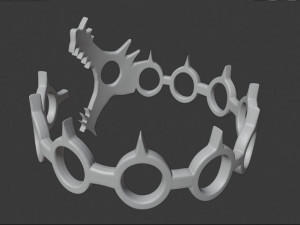 bracelet dragon 3d print model- seven deadly sins 3D 프린트 모델