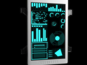 विज्ञान-फाई इंटरफ़ेस तालिका 3D मॉडल