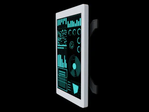 sci-fi interface table 3D Model