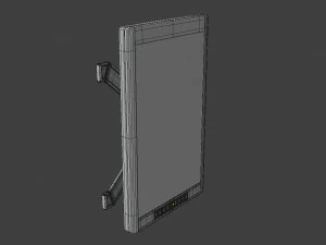 sci-fi interface table 3D Model
