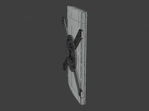 sci-fi interface table 3D Model