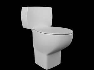toilet for bathroom low-poly 3D Model
