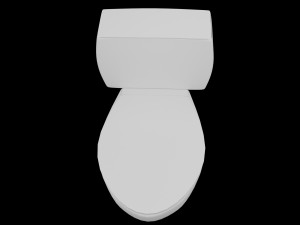toilet for bathroom low-poly 3D Model
