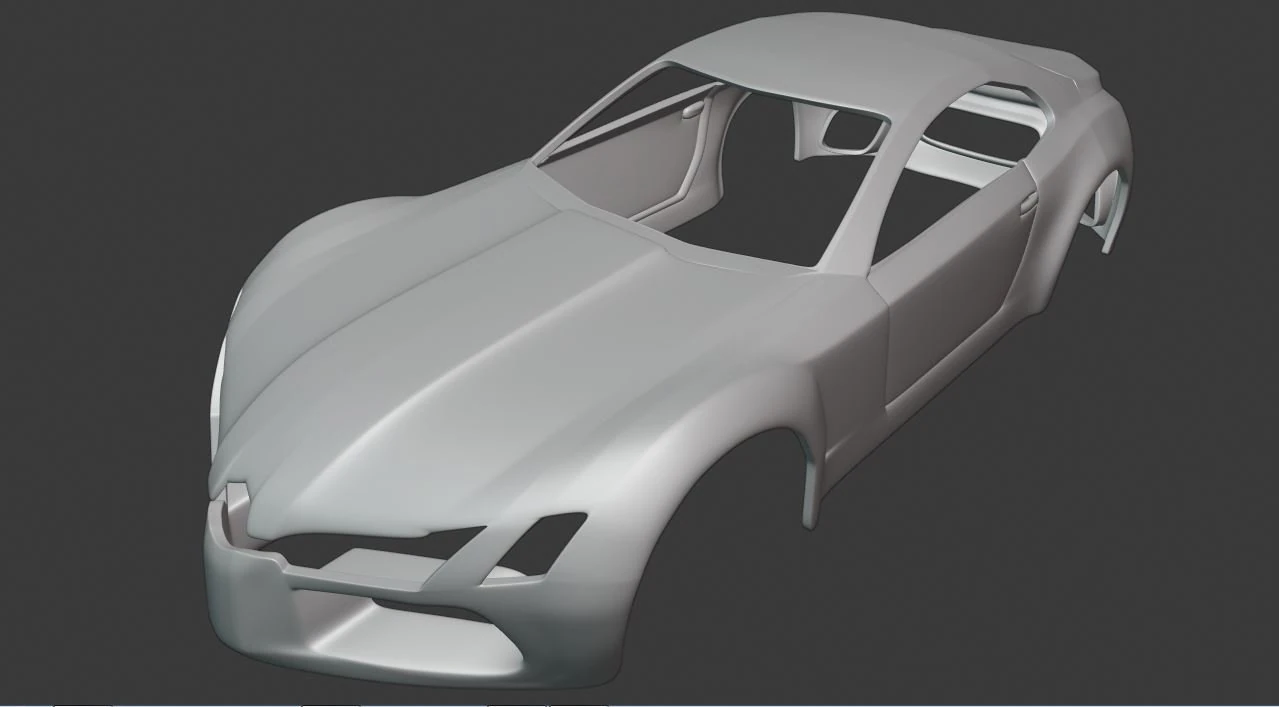 body car - mercedes benz 3d print 3d print model 3D Print Model .c4d .max .obj .3ds .fbx .stl .blend 