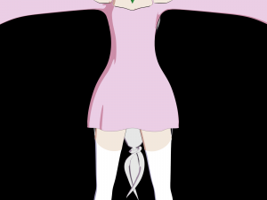 Re zero emilia anime girl low-poly 3D 모델